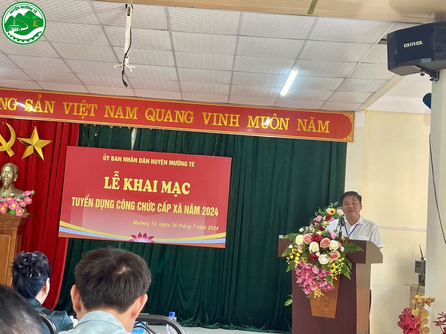 đồng chí Đao Văn Khánh - Phó Bí thư Huyện ủy, Chủ tịch UBND huyện, Chủ tịch Hội đồng tuyển dụng công chức cấp xã năm 2024